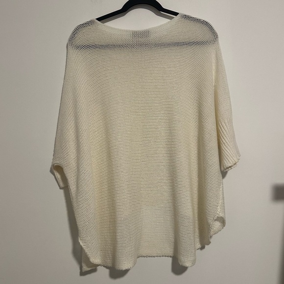 Wooden Ships white knit dolman sleeve top - Picture 3 of 5